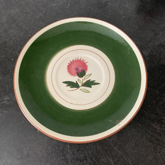 Stangl Pottery "Thistle" Design‎ Teacups and Saucers Lot 7 - Picture 4 of 6